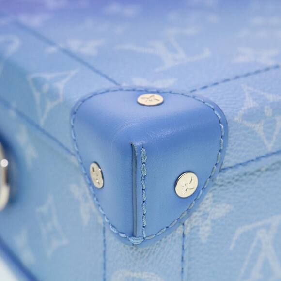 LOUIS VUITTON Monogram Clouds Soft Trunk Shoulder Bag Blue M45430 - Picture 13 of 16